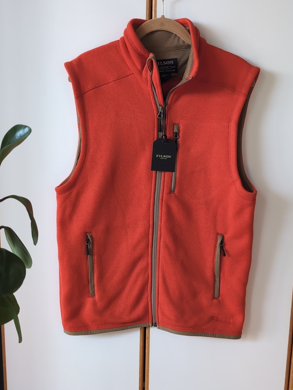 NWT Filson Ridgeway Fleece Vest S Hunter Rare Colorway